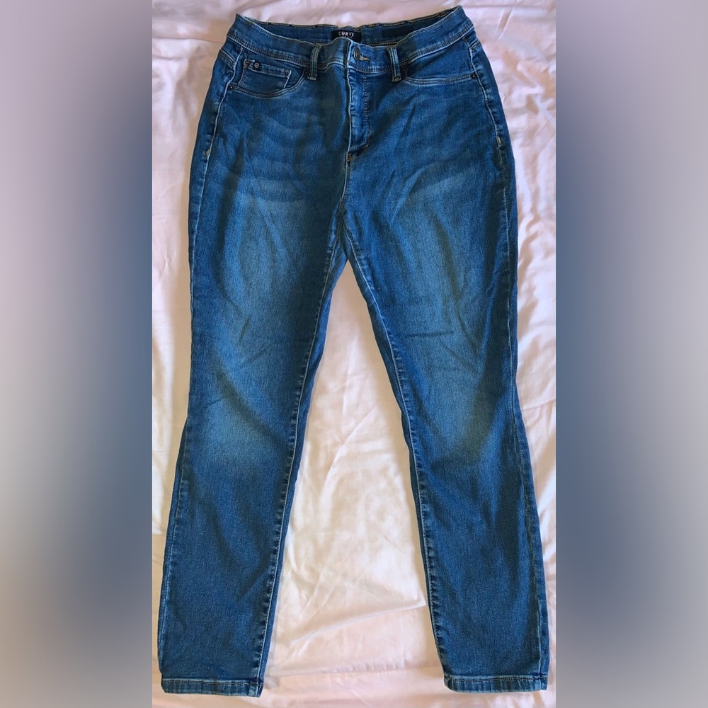 Blue Jeggings with Classic Denim Look